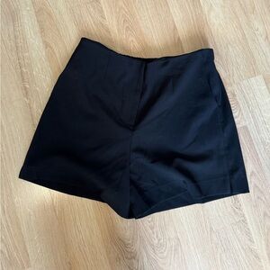 FRENCH CONNECTION Whisper Elastic Shorts in Blackout Size 12 NWT